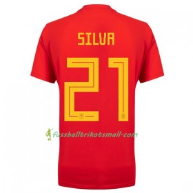 Fußballtrikots Spanien David Silva 21 Frauens WM 2018 Heimtrikotsatz kaufen